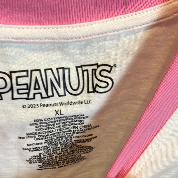 Peanuts Snoopy Football Crop top XL - Picture 2 of 5
